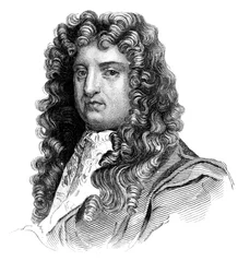 Samuel Butler, poète et satiriste anglais du XVIIe siècle, vers 1850