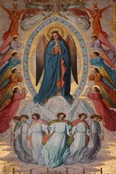 Église de San Jeronimo. Vierge Marie, Madrid, Espagne