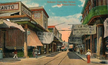 Rue San Rafael, La Havane, Cuba, c. 1910
