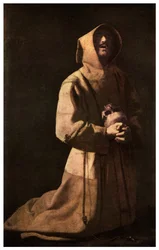 Sainteté : Saint François en méditation, 1635-1639