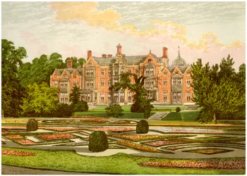 Sandringham, Norfolk, résidence du Prince de Galles, vers 1880