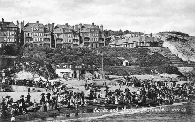 Sables et marina, Boscombe, Bournemouth, Dorset, début du 20e siècle