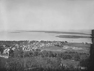 Sandy Hook, depuis Highland Light, New Jersey