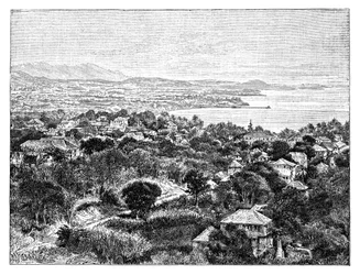 Île Santa Cruz, vers 1890