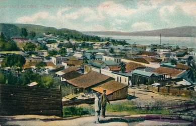 Santiago de Cuba. - Barrio de los Gailegos. - Vue partielle, vers 1910