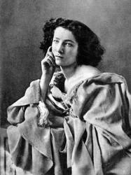 Sarah Bernhardt, actrice française, 1869