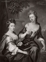 Sarah, duchesse de Marlborough, et Lady Fitzharding