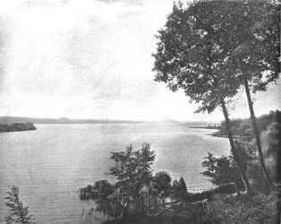 Lac Saratoga, Saratoga, État de New York, USA, vers 1900