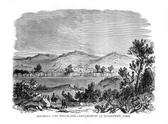 Saratoga et Stillwater, campements de l