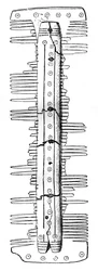 Peigne saxon, 1910