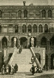 Scala dei Giganti au Palais des Doges, Venise, 1890
