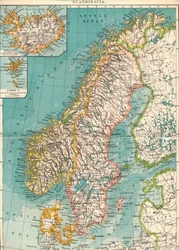 Scandinavie, vers 1906, 1907