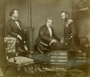Scène de la pièce de théâtre d