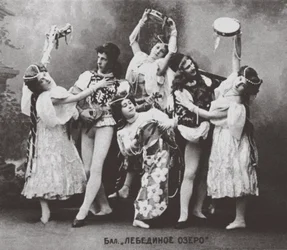 Scène du ballet Le Lac des cygnes, Théâtre Mariinsky