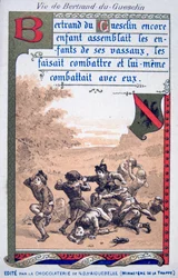 Scène de la vie de Bertrand du Guesclin, 19e siècle