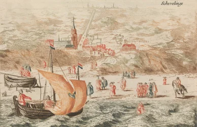 Schevelinge, dans : Tooneel Der Voornaamste Nederlands Huizen, En Lust Hoven, Naar T Leven