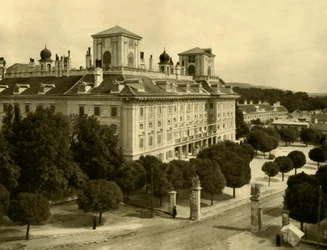 Château Esterházy, Eisenstadt, Burgenland, Autriche, vers 1935