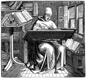 Scribe ou copiste, 15ème siècle