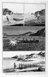 Pêche en mer, 1751-1777