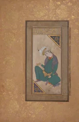 Jeune homme assis avec une coupe, fin 16ème-début 17ème siècle