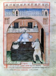 Vendeur de câpres, 1390-1400