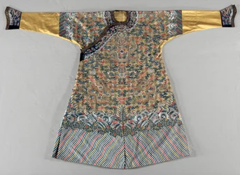 Robe de cour semi-formelle Jifu, fin des années 1700