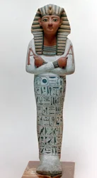 Figurine Shabti de Ramsès IV, égyptien, 20e dynastie