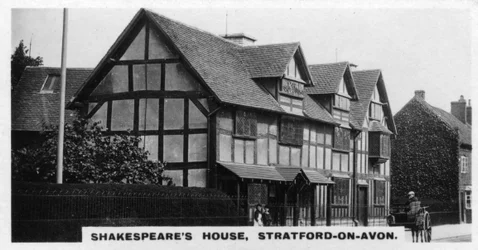 Maison de Shakespeare, Stratford-on-Avon, Warwickshire, vers 1920