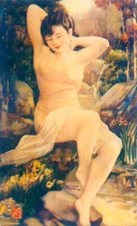 Affiche publicitaire de Shanghai, vers 1930