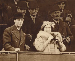 Partageant une blague à Aintree, 1937