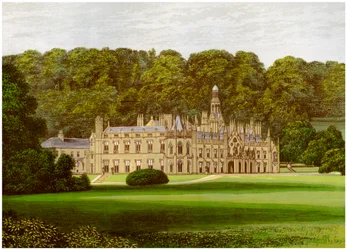 Shelton Abbey, Comté de Wicklow, Irlande, maison du Comte de Wicklow, vers 1880