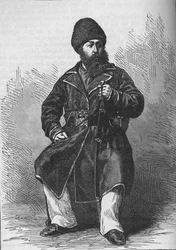 Sher Ali Khan, émir de Kaboul, vers 1880
