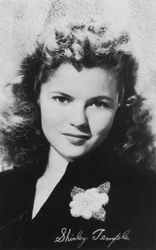 Shirley Temple née en 1928, actrice américaine, vers les années 1940