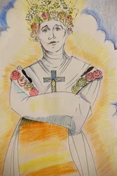 Sanctuaire de Notre-Dame de la Salette Dessin de Notre-Dame de la Salette, La Salette, France