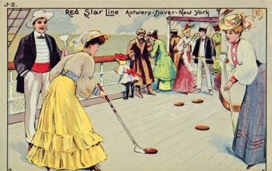 Shuffleboard à bord d