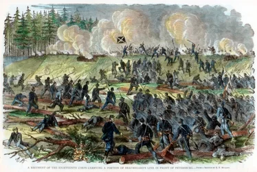 Siège de Petersburg, Virginie, Guerre civile américaine, c1864-c1865