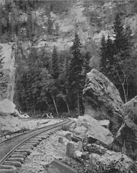 Signal Rock dans les Black Hills, 19e siècle