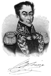 Simón Bolívar, chef révolutionnaire sud-américain du XIXe siècle, 1901