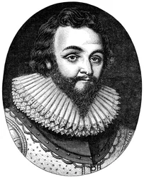Sir Francis Drake, navigateur et corsaire anglais du 16e siècle, vers 1880