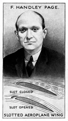 Sir Frederick Handley Page, industriel anglais, vers 1924