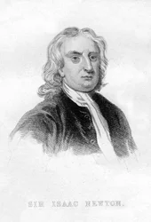 Sir Isaac Newton, mathématicien, astronome et physicien anglais