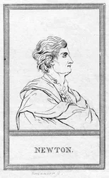 Sir Isaac Newton, mathématicien, astronome et physicien anglais