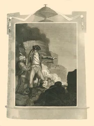 Sir Sidney Smith défendant la brèche à Acre, 1799