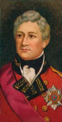 Sir Thomas Picton, soldat britannique, 1812