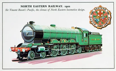 Sir Vincent Ravens Pacific, North Eastern Railway, 1922, 20e siècle