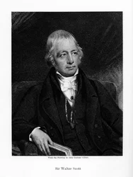 Sir Walter Scott, 1er baronnet, romancier historique et poète écossais prolifique, XIXe siècle