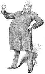 Sir William Harcourt dans un moment fulminant, années 1890 1906
