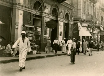 Rue des Sœurs, Alexandrie, Égypte, 1941