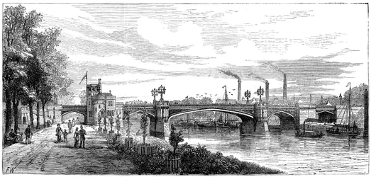 Pont de Skeldergate, York. North Yorkshire, 19ème siècle