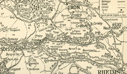 Carte esquisse de la vallée de l